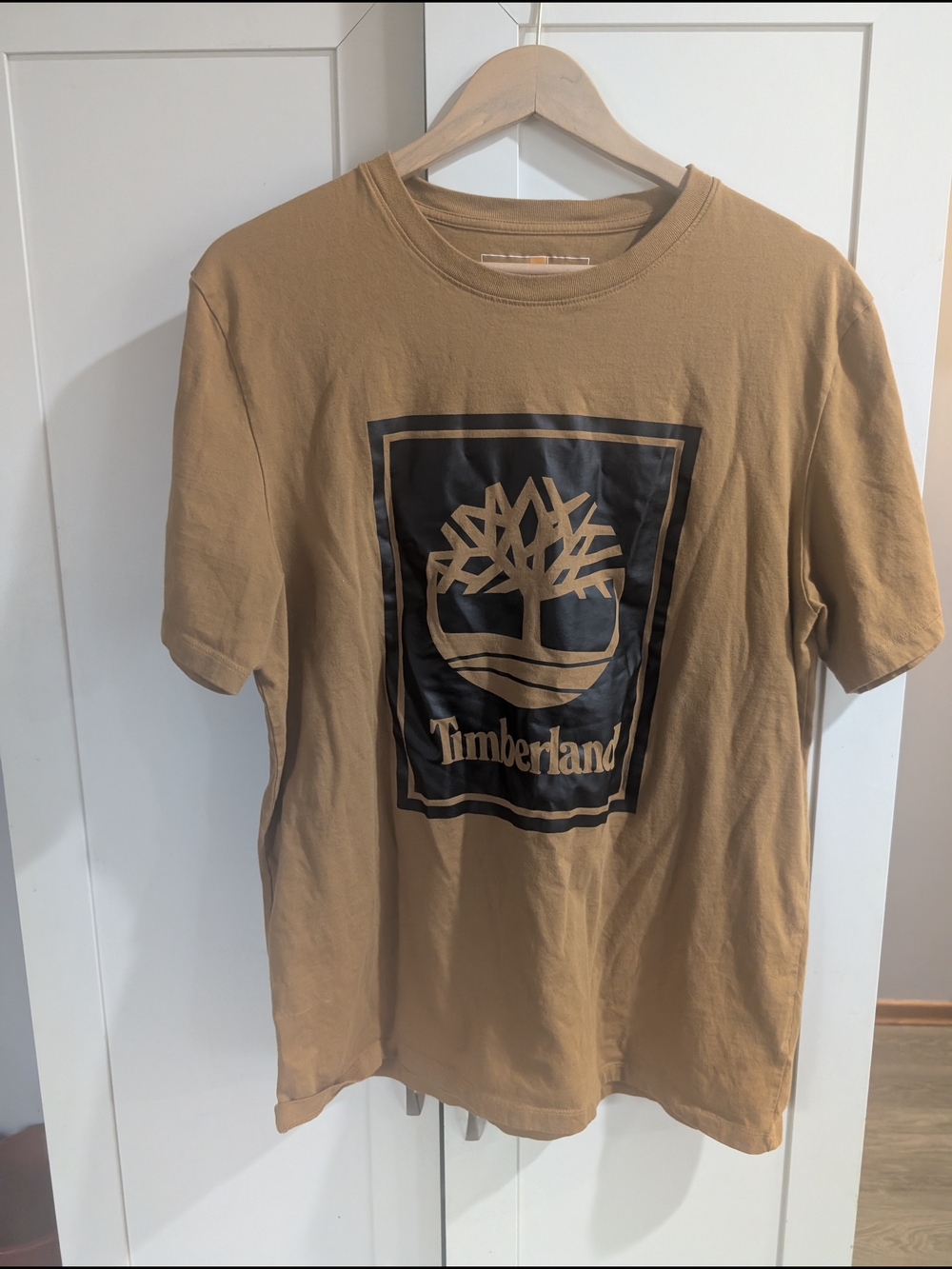 Timberland Short Sleeve Crewneck T-Shirt in Tan